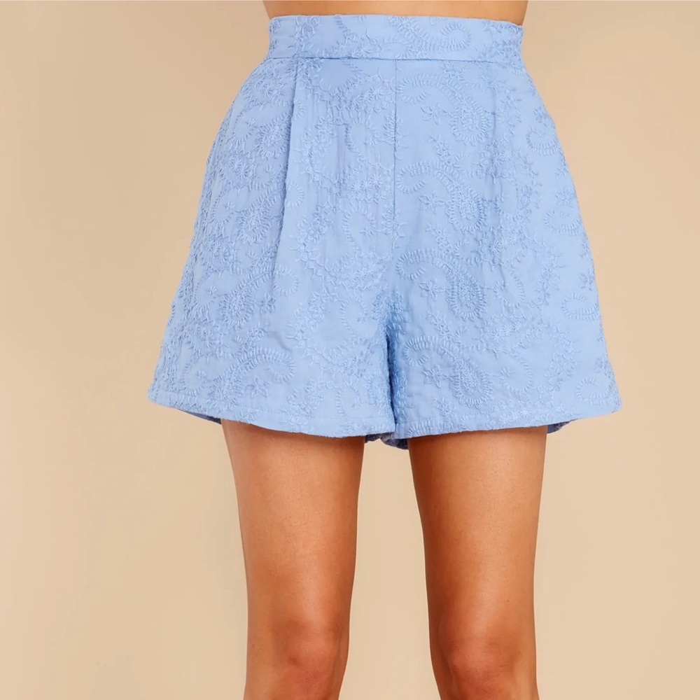 MinkPink Blue Bell Geneva Shorts